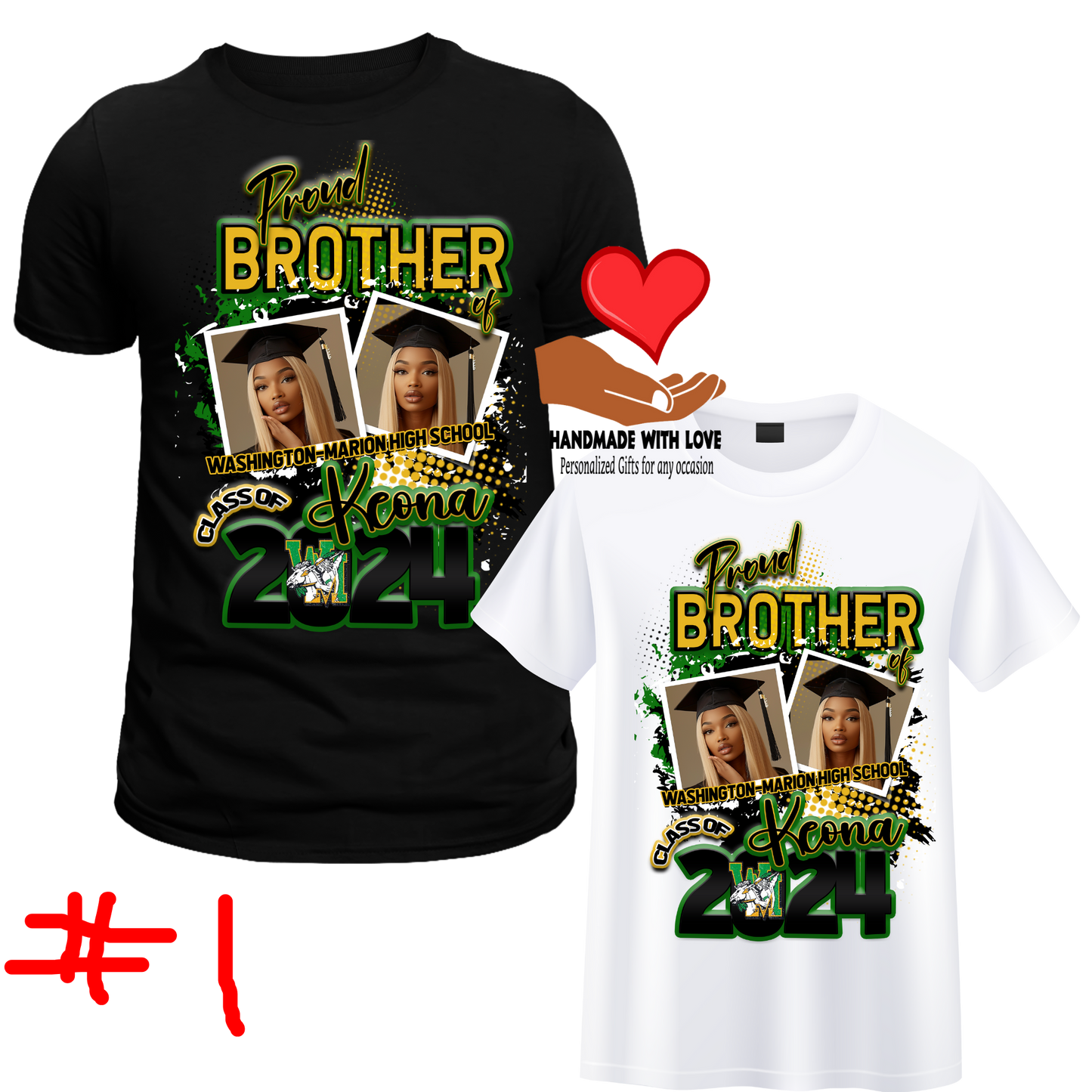 Photo graduation shirts
