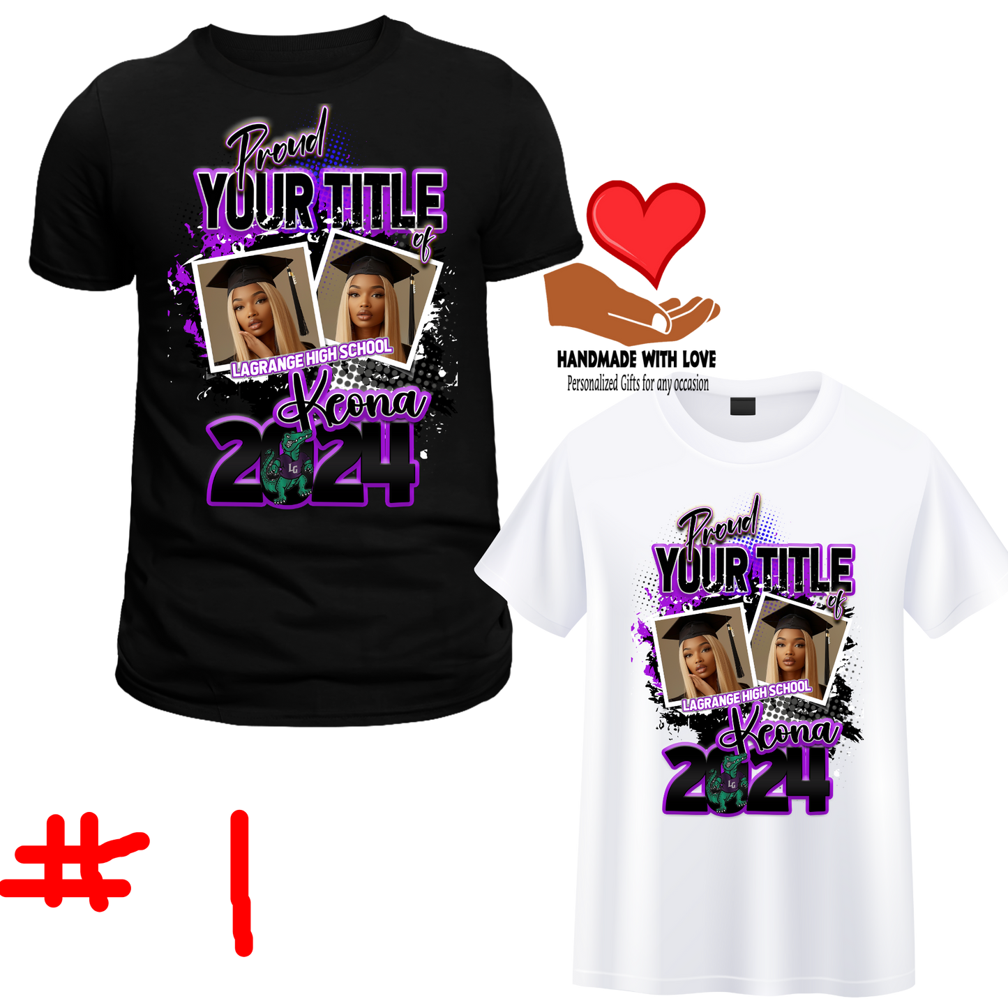 Photo graduation shirts