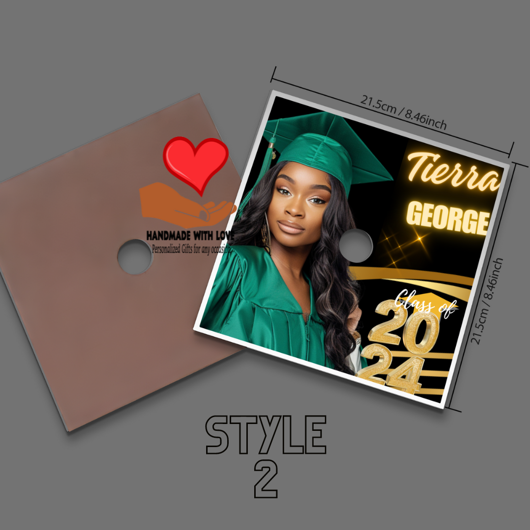 Graduation Photo Stole/Hat Keepsake