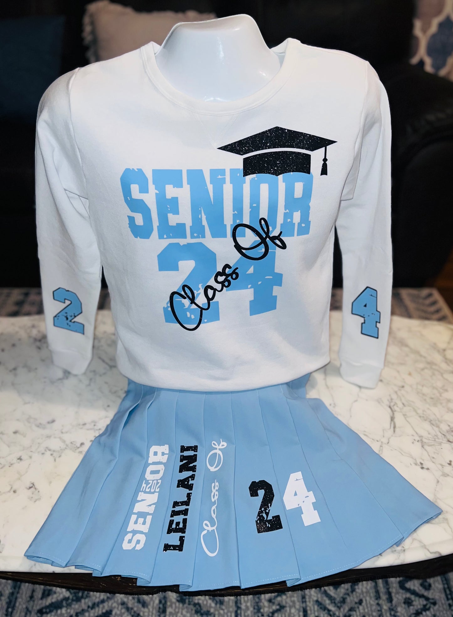 Graduation Custom Senior Skirt Set