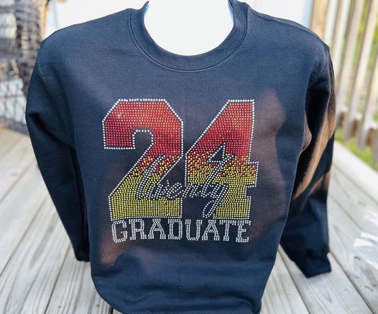 Graduate Rhinestone Sweatshirt