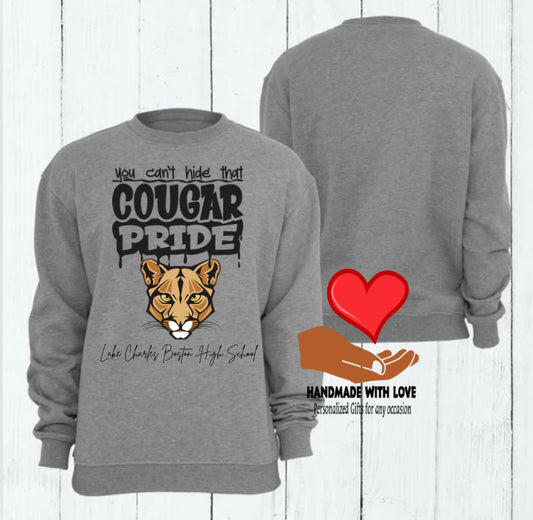 Lake Charles Boston Cougar Pride School Spirit Shirt