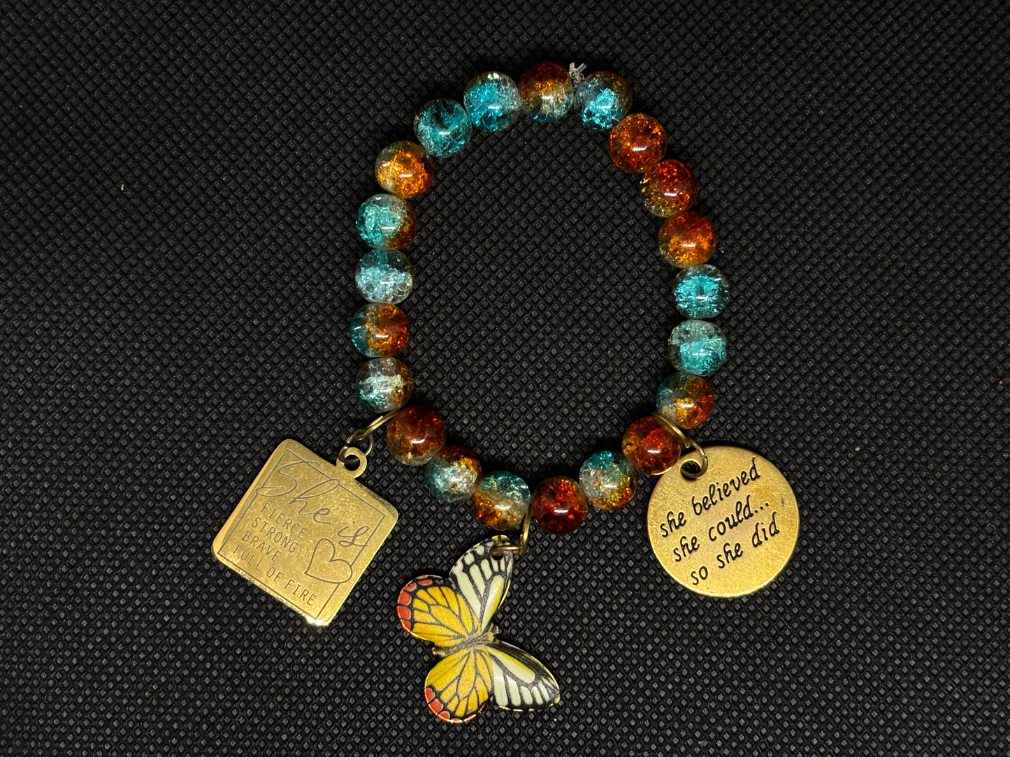 Little Miss Beaded Charm Bracelets