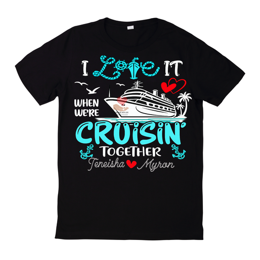 Personalized Couples Cruise Shirt