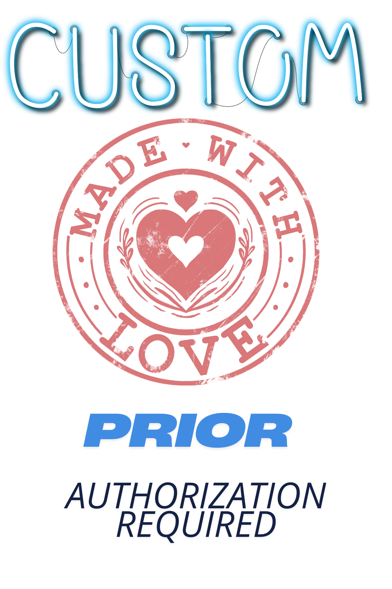 Custom Made Item As discussed