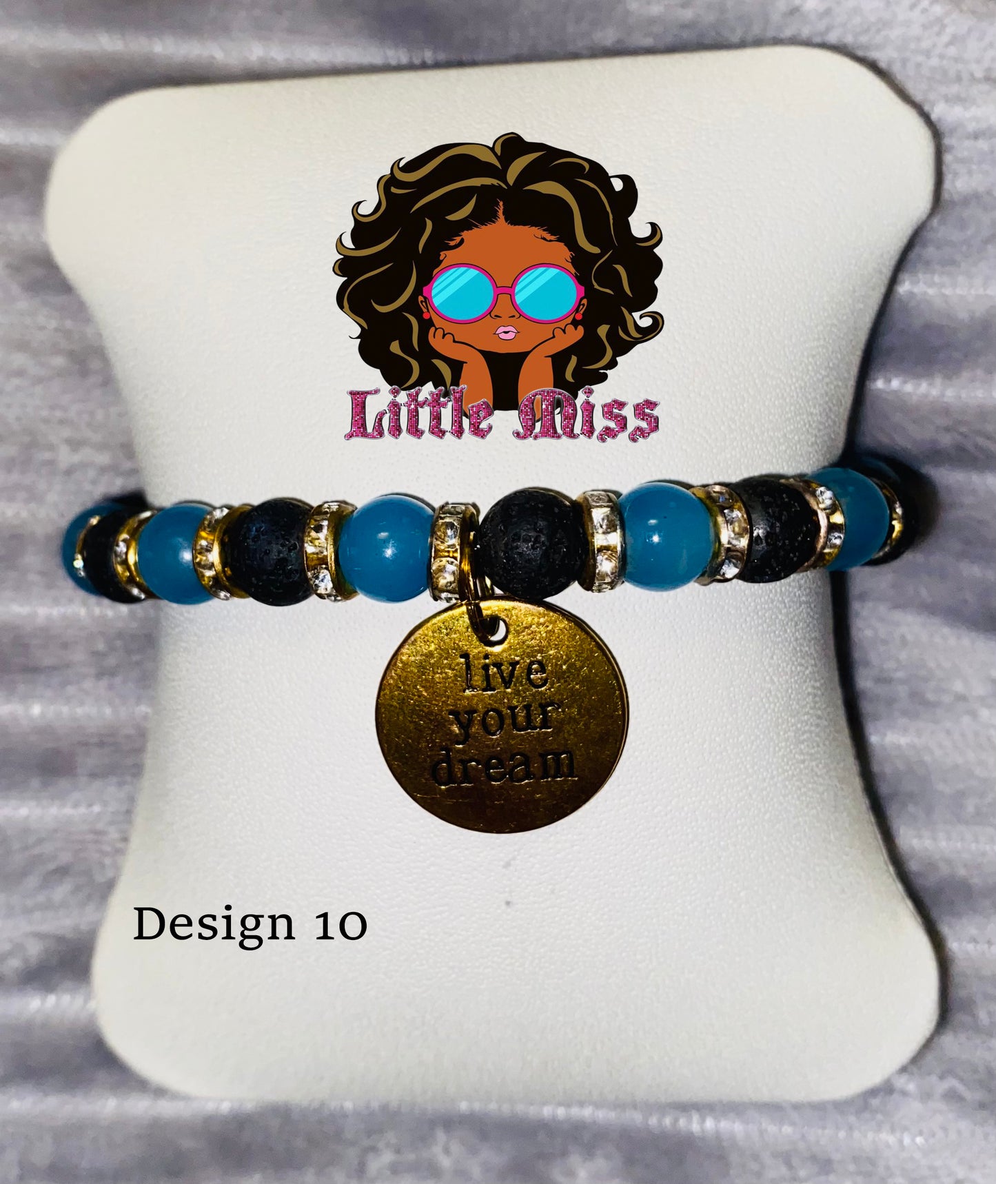 Little Miss Beaded Charm Bracelets