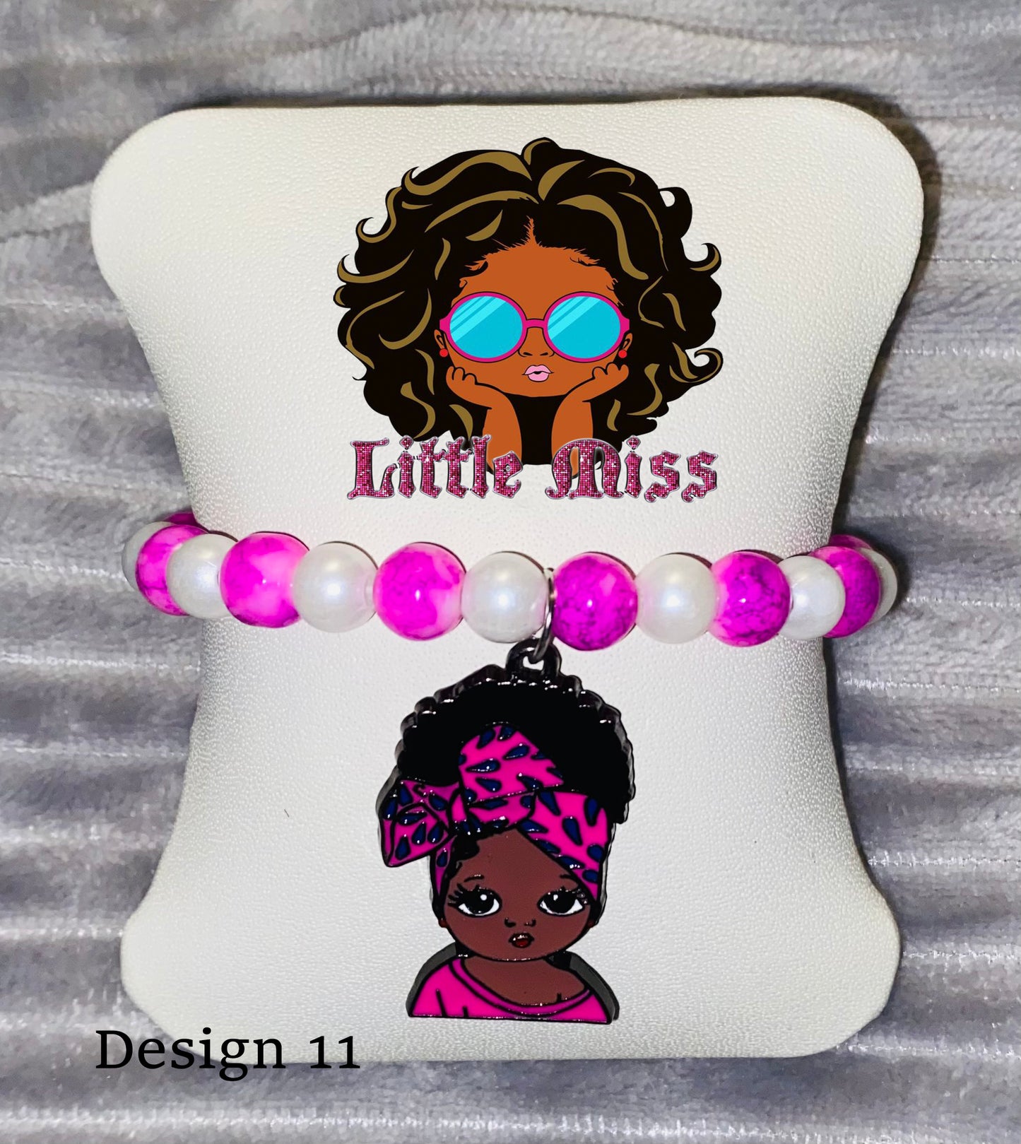 Little Miss Beaded Charm Bracelets