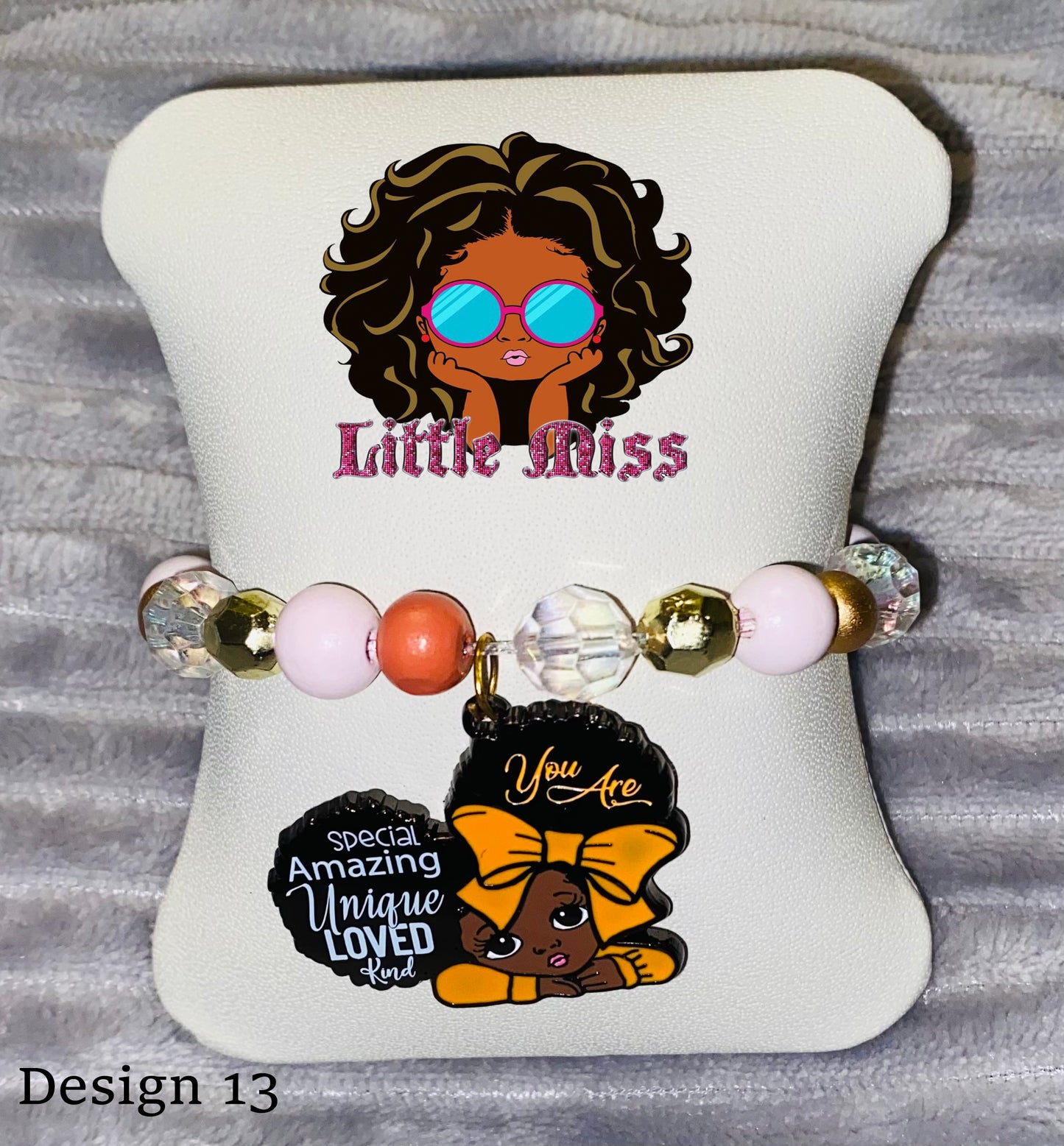 Little Miss Beaded Charm Bracelets