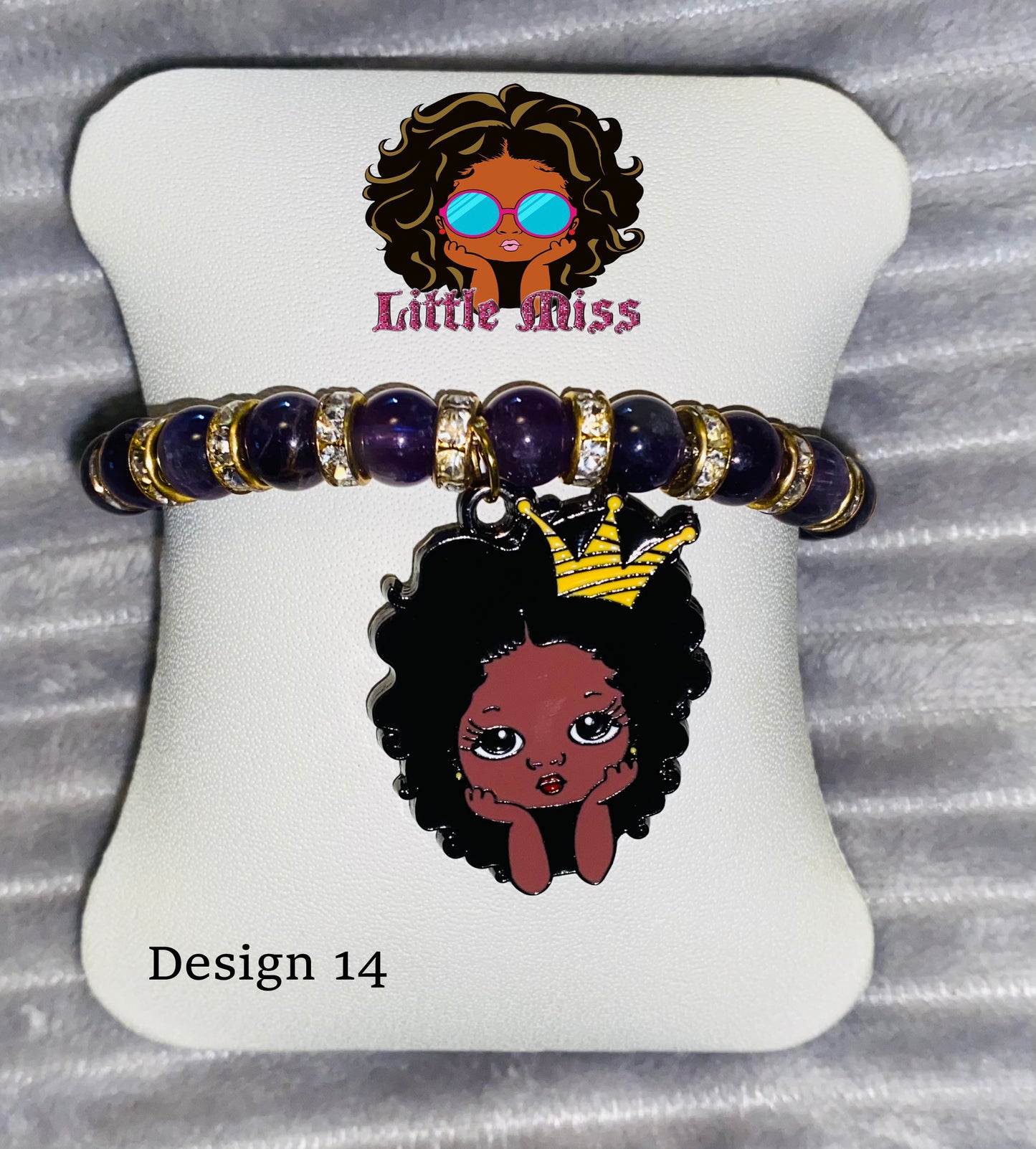 Little Miss Beaded Charm Bracelets