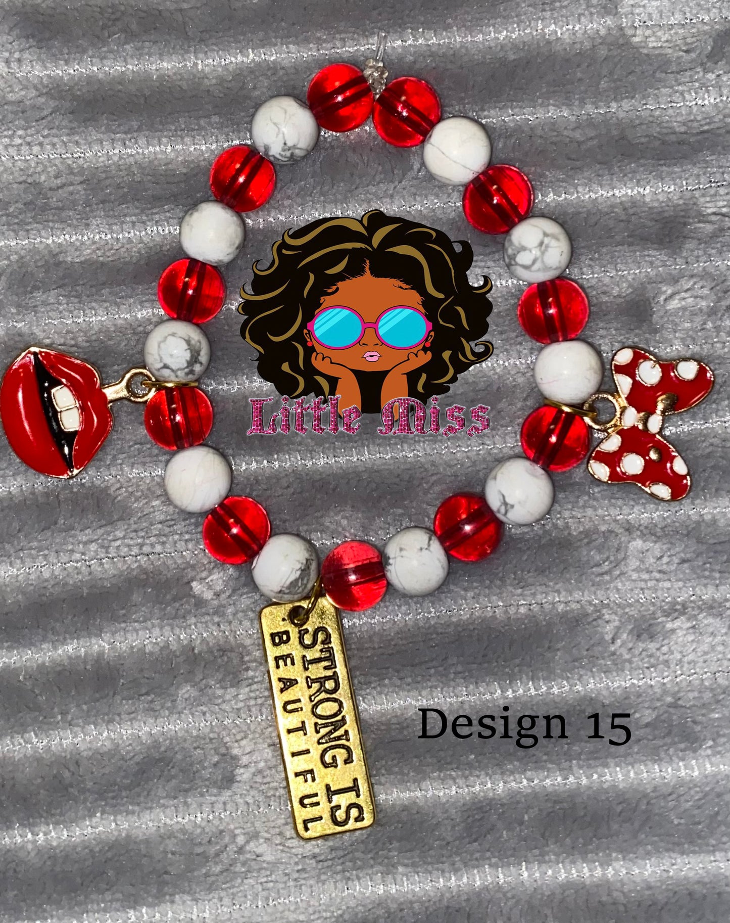 Little Miss Beaded Charm Bracelets