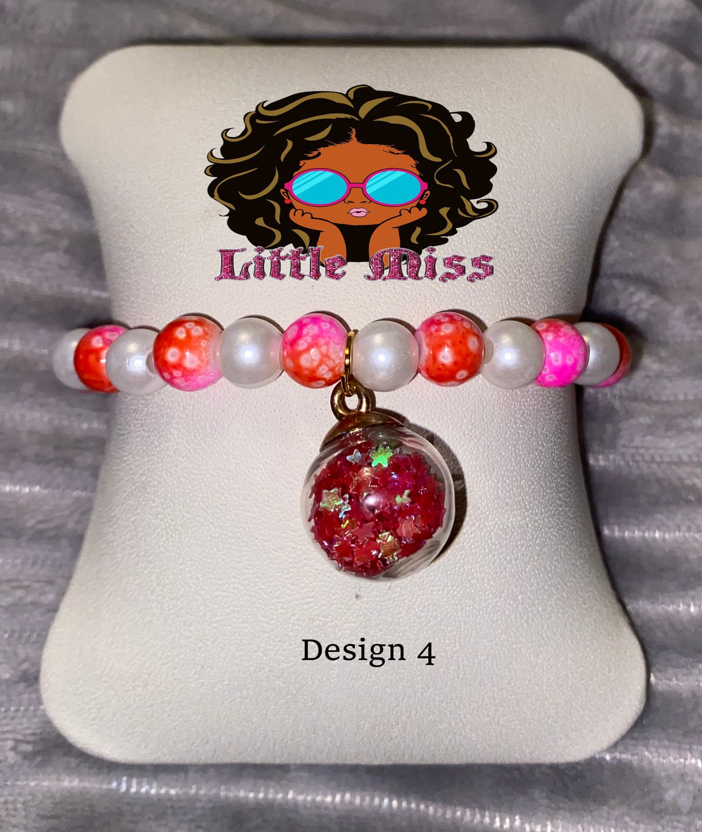 Little Miss Beaded Charm Bracelets