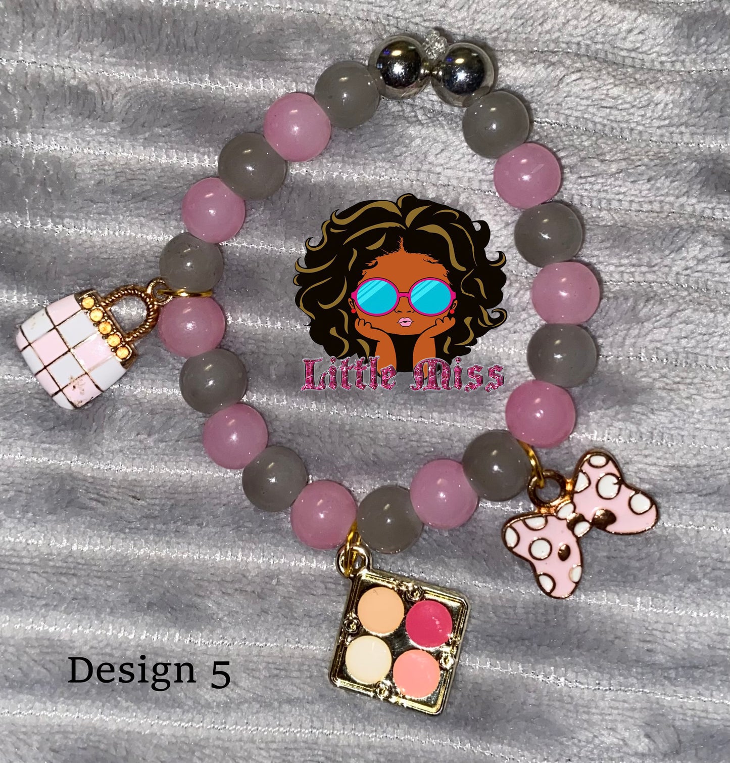 Little Miss Beaded Charm Bracelets