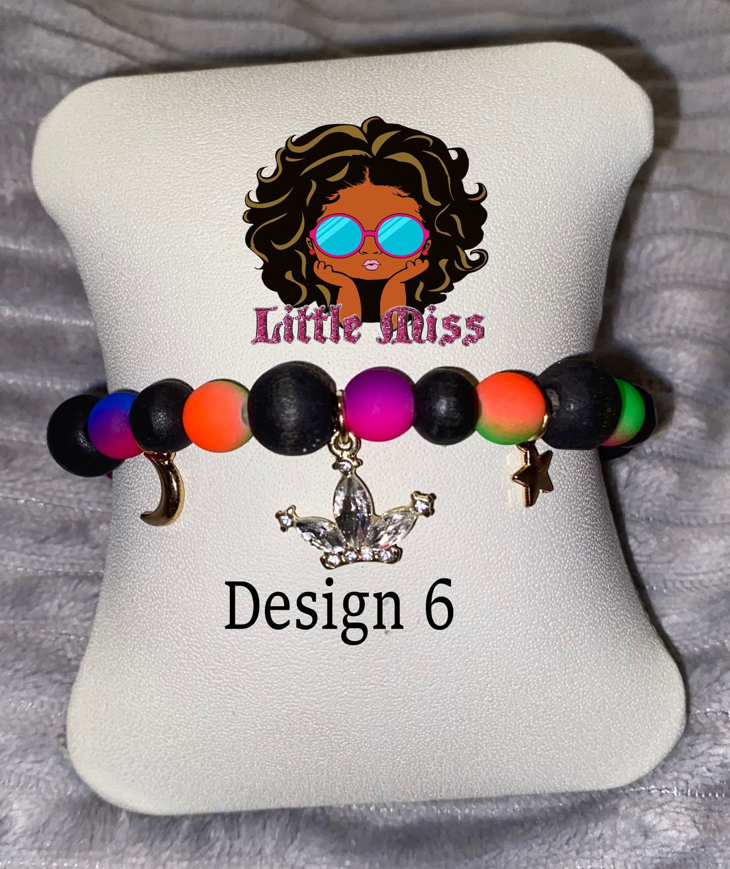 Little Miss Beaded Charm Bracelets