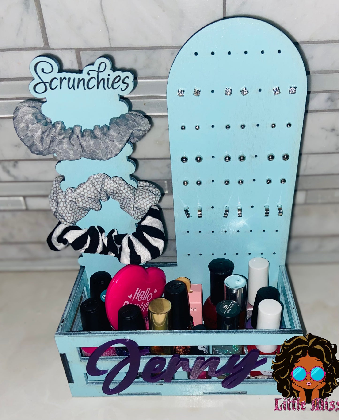 Mini Scrunchie & Earring Storage Crate