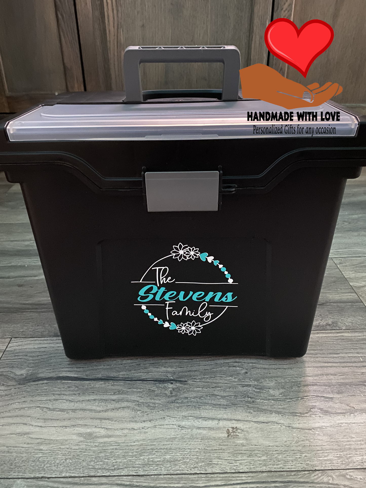 Personalized File Storage Box