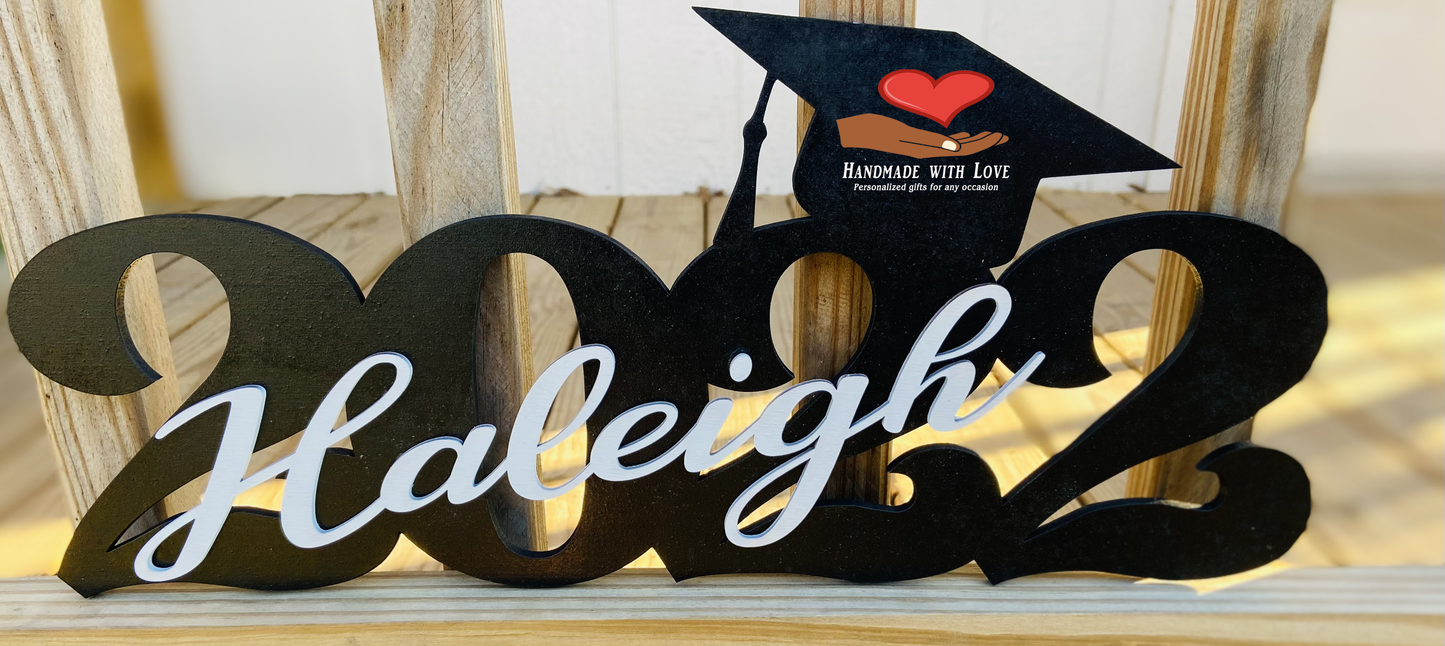 Personalized Graduation Wood Prop Sign