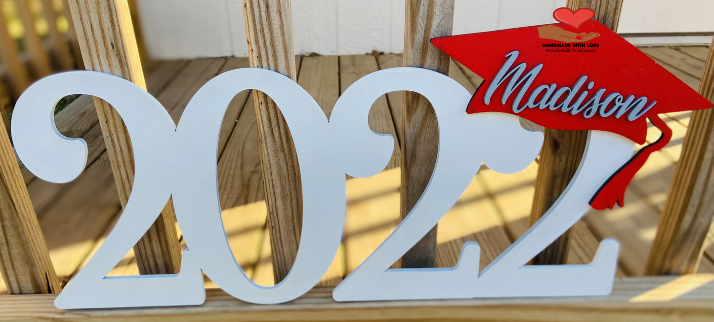 Personalized Graduation Wood Prop Sign